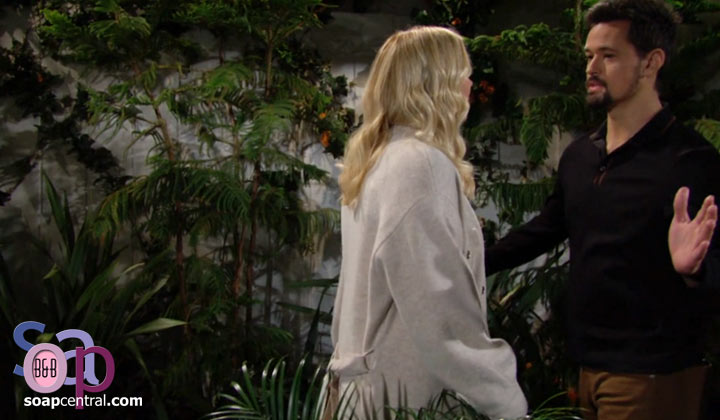 Thomas blocks Brooke from seeing Ridge